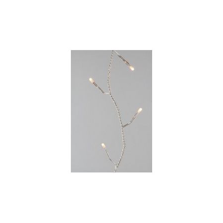 Basic rice lights 120led 9m warm white transparant snoer | Lumineo 494252