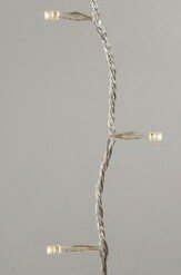 Basic rice lights 180led 13.5m warm white transparant snoer | Lumineo 494257