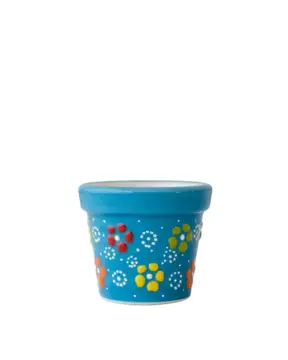 Bloempot Klein Licht Blauw Poefjuh Servies