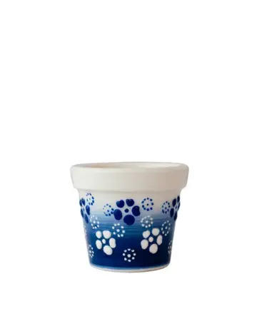 Bloempot Klein Oriental Blauw Poefjuh Servies
