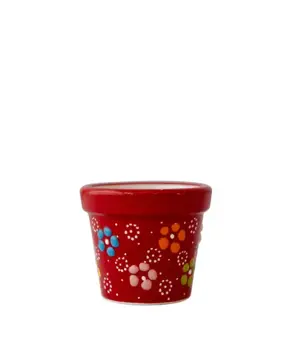 Bloempot Klein Rood Poefjuh Servies