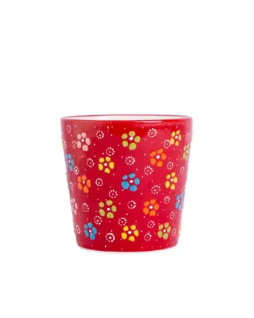 Bloempot Rood Poefjuh Servies