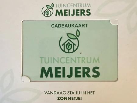 cadeaubon tuincentrum meijers