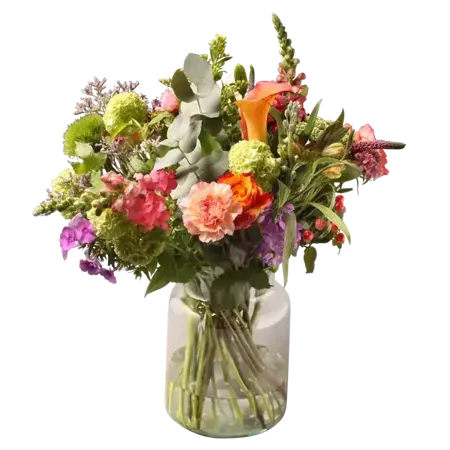 Ecologisch boeket met vaas | L