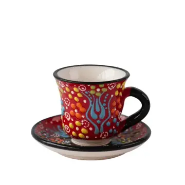 Espresso kopje met schotel Poefjuh servies