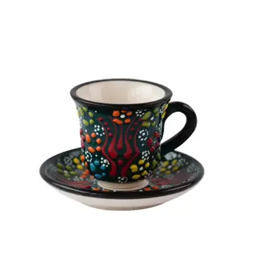 Espresso kopje met schotel Poefjuh servies