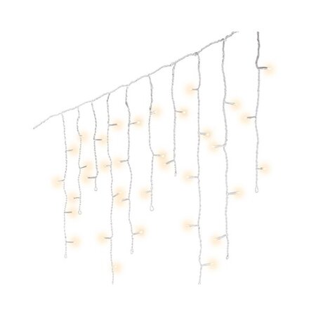 Icicle lights 259led 11m warm white | Lumineo 494828