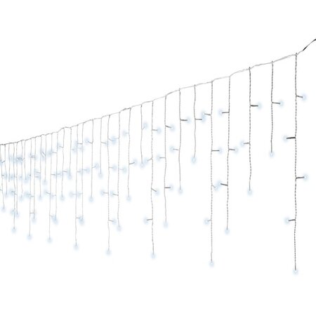 Icicle lights 490led 20m cool white | Lumineo 494808