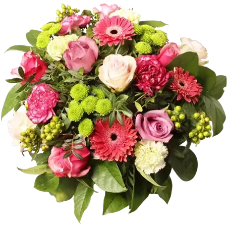 Smiley | Roze boeket | L
