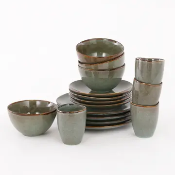 Tabo servies set groen | 16-delig